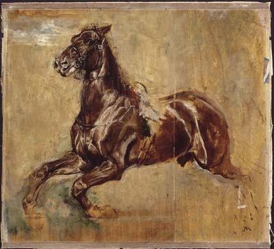 Jean-Louis-Ernest Meissonier Study of a horse oil painting picture